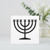 ユダヤのメノラ（ユダヤのシンボル） カード (スタンド正面)