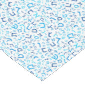 ユダヤの休日の美しいテーブルクロス – Shabbat テーブルクロス (アングル)