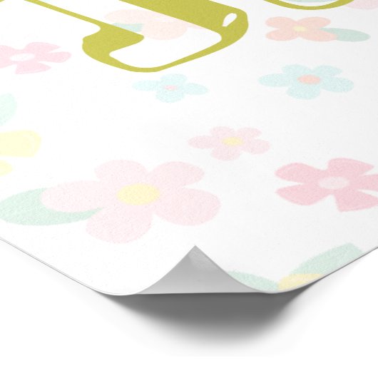 ユダヤの子供のためのカラフルなヘブライ語アルファベット ポスター (角)