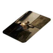 『ユダヤの少女とリュート』(ジョハネス・フェルメール作) マグネット (左側)