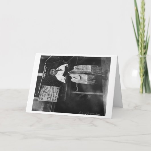 ユダヤの新年中に祈りのショールをまとった少年 シーズンカード (正面)