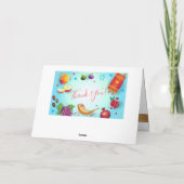 ユダヤの新年 ローシュ・ハシャナー ハニー&アップル サンキューカード (裏面)