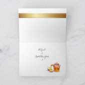 ユダヤの新年 ローシュ・ハシャナー ハニー&アップル サンキューカード (内部)