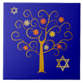 ユダヤの新年 | Rosh Hashanah Gift タイル (正面)