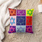 ユダヤの贈り物 – ユダヤの星装飾用クッション – 贈り物 クッション (ブランケット)