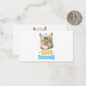 ユダヤの過越祭 楽しい過越祭 猫 面白い セデル ユダヤ人 ノートカード (正面/裏面インサイチュ)