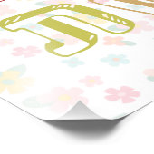 ユダヤカラフル人の子供のためのヘブライ語アルファベット フォトプリント            (角)