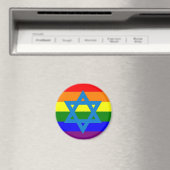 ユダヤゲイプライド国旗 マグネット (インサイチュ (食洗機))