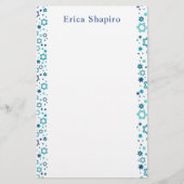 ユダヤパーソナライズされた星 便箋 (正面)