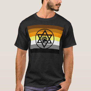 ユダヤ人くまのプライドの旗 Tシャツ