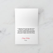 ユダヤ人と異邦人トナカイおもしろいクリスムカのカード カード (内部)