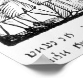 ユダヤ人のイラストレーション結婚。 ポスター (角)