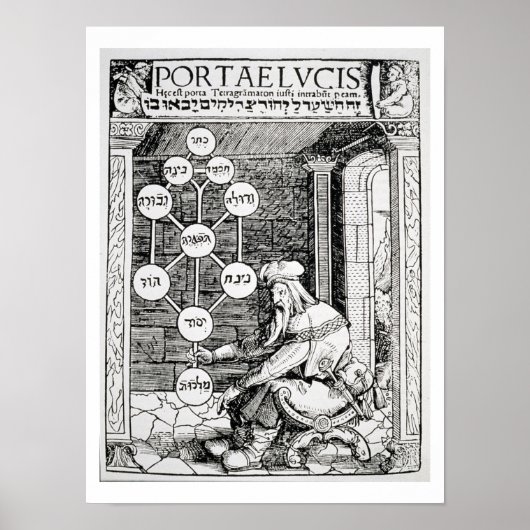 ユダヤ人のキャベリストで、9番目のiのコピーを保持 ポスター (正面)