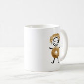 ユダヤ人のギフトのコーヒーマグベーゲルの子供 コーヒーマグカップ (正面右)