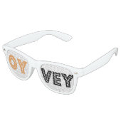 ユダヤ人のギャグギフト – プリムシュティック – ケッチャーズグラス レトロサングラス (アングル)