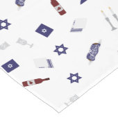 ユダヤ人のサバットパターン ショートテーブルランナー (コーナー)