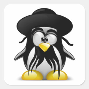 ユダヤ人のタキシード(Linuxのタキシード) スクエアシール