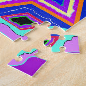 ユダヤ人のダビデの星 ジグソーパズル (側面)