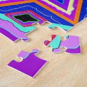 ユダヤ人のダビデの星 ジグソーパズル (側面)