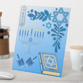 ユダヤ人のテーブルのトップサイン 台座サイン (インサイチュ)