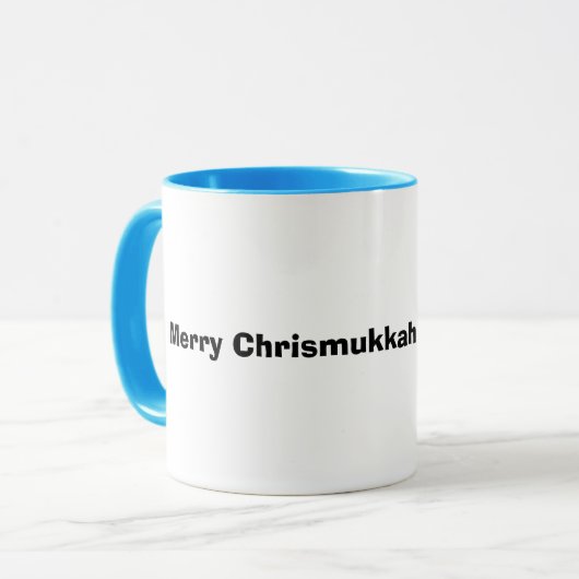 ユダヤ人のトナカイがヤルムルケ・クリスムカ・マグを着て マグカップ (正面左)