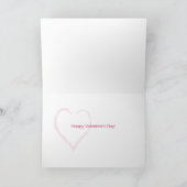 ユダヤ人のバレンタイン: ダビデの星のハート シーズンカード (内部)