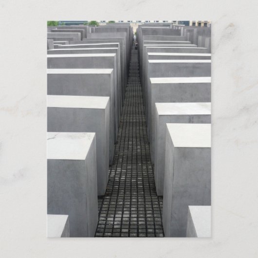 ユダヤ人のホロコースト記念館 ポストカード (正面)