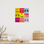 ユダヤ人のポップアート ポスター (キッチン)