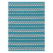 ユダヤ人の休日のテーブルクロス-黒ダビデの星 テーブルクロス (正面)