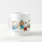 ユダヤ人の休日のベビーのマグ コーヒーマグカップ (正面左)