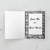 ユダヤ人の休日の招待状カード 招待状 (内部)