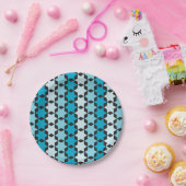 ユダヤ人の休日の青書のプレートダビデの星 ペーパープレート (パーティー)