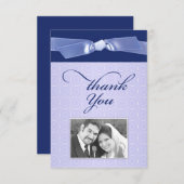 ユダヤ人の写真のリボンの平らなカードありがとう サンキューカード (正面/裏面)