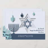 ユダヤ人の動きの発表 案内状 (正面/裏面)