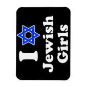 ユダヤ人の女の子が大好き マグネット (縦)