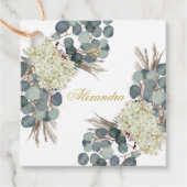 ユダヤ人の女の子のベビー名前付けフローラ金ゴールド フェイバータグ (正面)