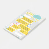 ユダヤ人の就寝時間のチェックリスト ポストイット (アングル)