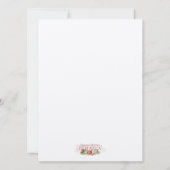 ユダヤ人の平和のための祈りの言葉- Sukkot Art Greeting Card (裏面)