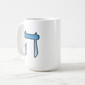 ユダヤ人の手紙HEI コーヒーマグカップ (正面左)