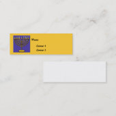 ユダヤ人の接触カード コーリングカード (正面/裏面)