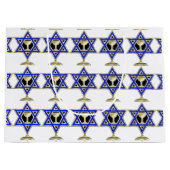 ユダヤ人の星     ラージペーパーバッグ (正面)