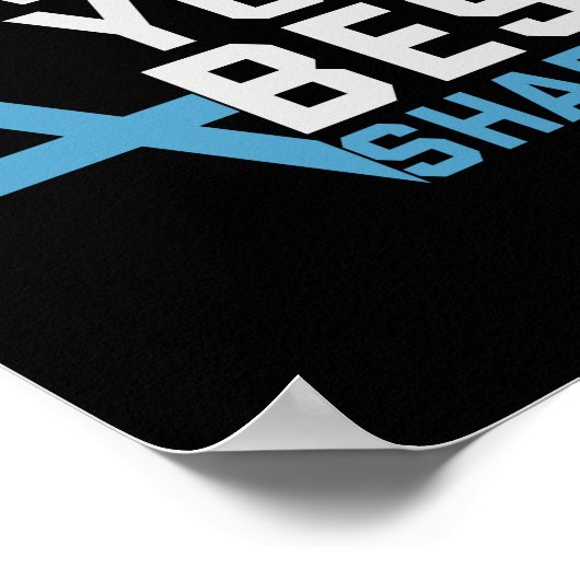 ユダヤ人の最高のギフトでおもしろい殴る ポスター (角)