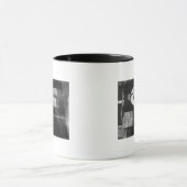 ユダヤ人の正月の祈りの言葉ショールの少年 マグカップ (中央)