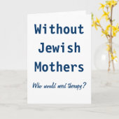ユダヤ人の母親 カード (黄色い花)