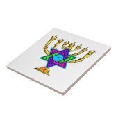 ユダヤ人の燭台 タイル (側面)