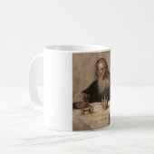 ユダヤ人の男性のワインを飲む(Olga Boznanska) コーヒーマグカップ (正面左)