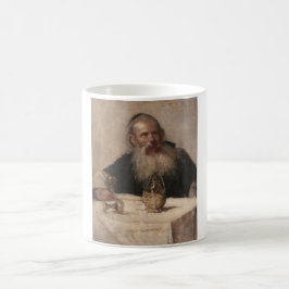 ユダヤ人の男性のワインを飲む(Olga Boznanska) コーヒーマグカップ