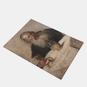 ユダヤ人の男性のワインを飲む(Olga Boznanska) ドアマット (アングル)