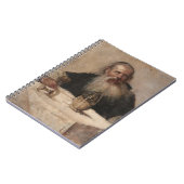 ユダヤ人の男性のワインを飲む(Olga Boznanska) ノートブック (左側)