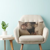 ユダヤ人の男性のワインを飲む(Olga Boznanska) ランバークッション (椅子)